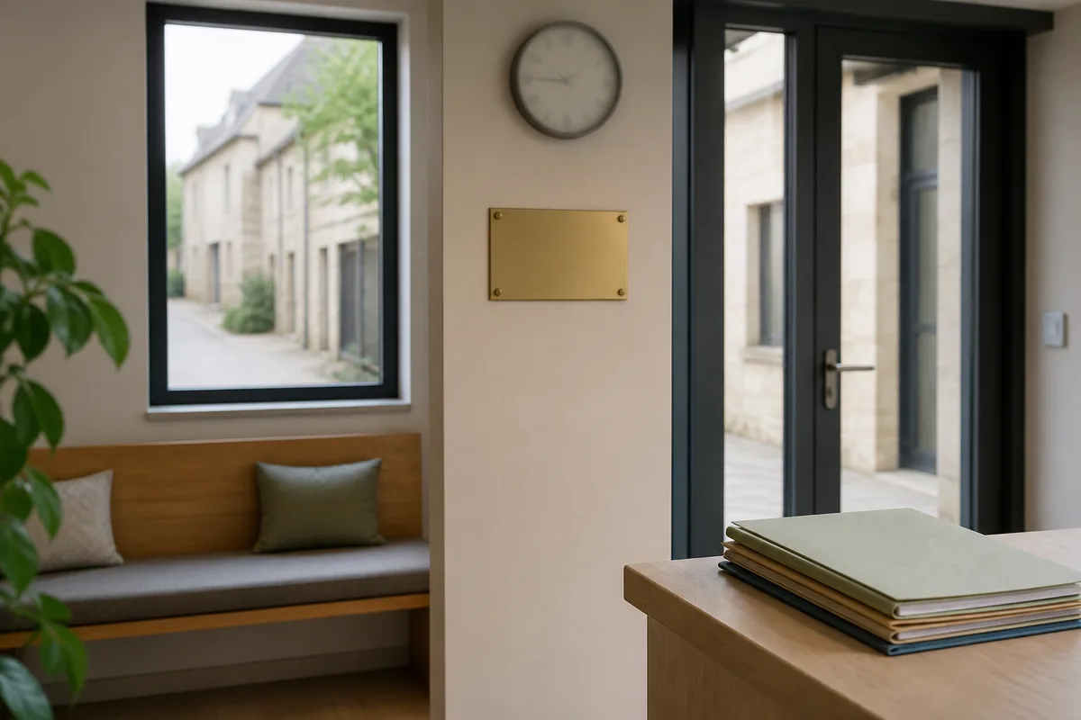 Maison de santé pluriprofessionnelle récente dans une petite commune rurale